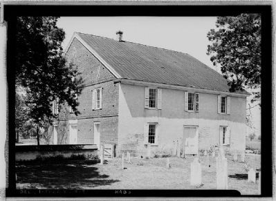 Barratt's Chapel Survey/Historic American Engineering Record image. Click for full size.