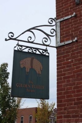 The Golden Fleece Tavern Shingle image. Click for full size.