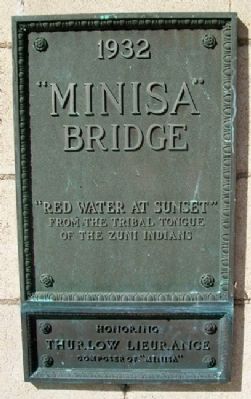 "Minisa" Bridge Marker image. Click for full size.
