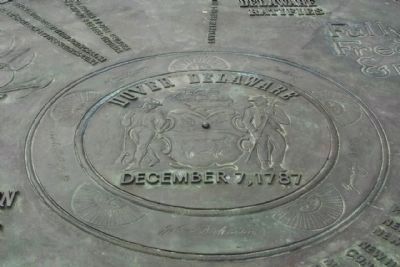 The Compass Rose Marker, center detail image. Click for full size.