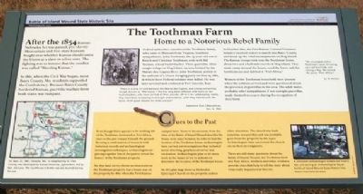 The Toothman Farm Marker image. Click for full size.