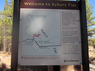 Welcome to Kyburz Flat Marker image. Click for full size.
