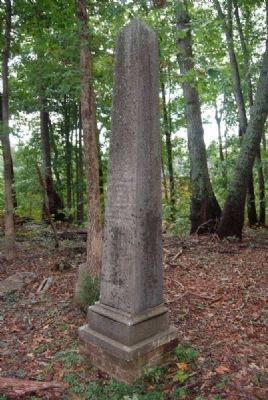 Martha Barksdale Tombstone<br>March 10, 1797 - January 20, 1854 image. Click for full size.