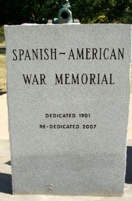 Spanish-American War Memorial image. Click for full size.