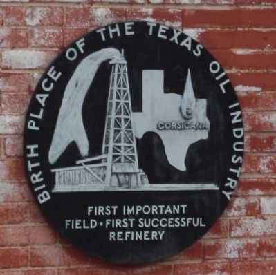 Birthplace of the Texas Oil Industry Marker image. Click for full size.