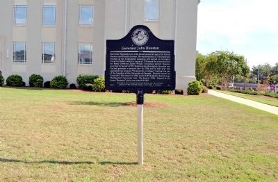 Governor John Houston Marker. Click for full size. Governor John Houston Marker image. Click for full size.