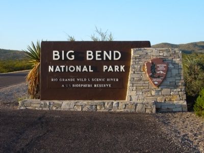 North entrance to Big Bend National Park image. Click for full size.