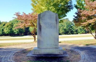 The Zell Miller Mountain Parkway Marker -- Rear image. Click for full size.