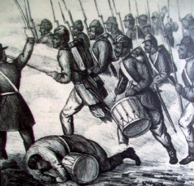 Image on The Battle of Island Mound: A Demonstration to the Nation Marker. Click for full size. Image on The Battle of Island Mound: A Demonstration to the Nation Marker image. Click for full size.