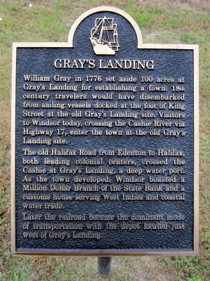 Gray’s Landing Marker. Click for full size. Gray’s Landing Marker image. Click for full size.
