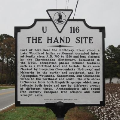 The Hand Site Marker. Click for full size. The Hand Site Marker image. Click for full size.