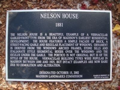 Nelson House Marker image. Click for full size.