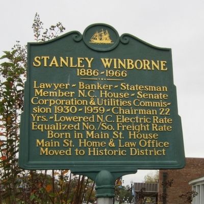 Stanley Winborne Marker image. Click for full size.
