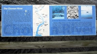The Chowan River Marker image. Click for full size.