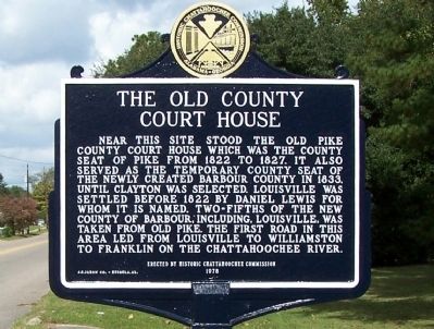 The Old County Court House Marker image. Click for full size.