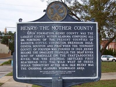 Henry, The Mother County Marker. Click for full size. Henry, The Mother County Marker image. Click for full size.