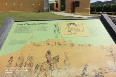Fort Christiansvaern Marker image. Click for full size.