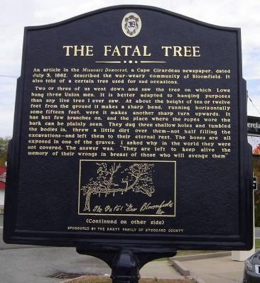The Fatal Tree Marker image. Click for full size.