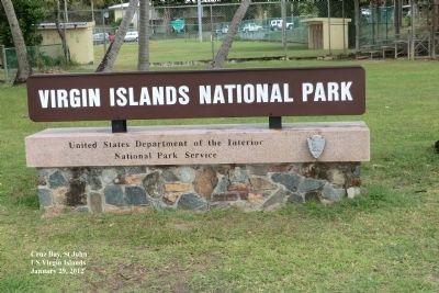 Establishment of Virgin Islands National Park Marker image. Click for full size.