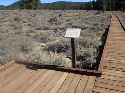 Henness Pass Road Marker (Interpretive Marker #3) image. Click for full size.