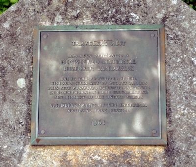 Traveler's Rest Marker. Click for full size. Traveler's Rest Marker image. Click for full size.