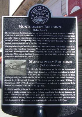 Montgomery Building Marker image. Click for full size.