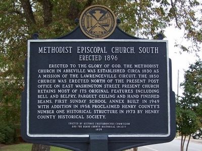 Methodist Episcopal Church, South Marker image. Click for full size.