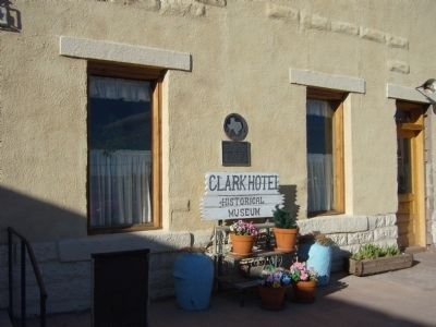 Clark Hotel Marker. Click for full size. Clark Hotel Marker image. Click for full size.