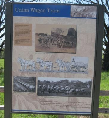 Union Wagon Train Marker image. Click for full size.