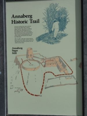 Annaberg Historic Trail Marker image. Click for full size.
