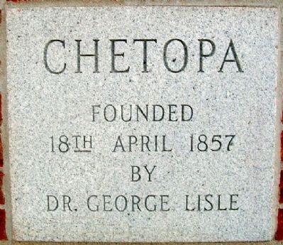 Chetopa Marker. Click for full size. Chetopa Marker image. Click for full size.