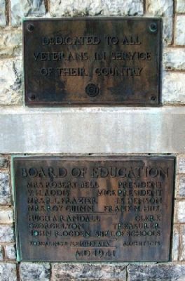 Veterans Memorial Auditorium — Gymnasium Markers. Click for full size. Veterans Memorial Auditorium — Gymnasium Markers image. Click for full size.