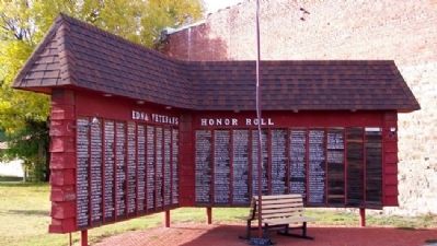 Veterans Honor Roll. Click for full size. Veterans Honor Roll image. Click for full size.