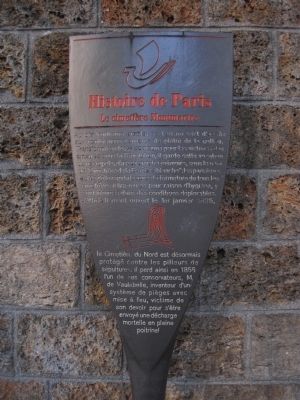 Le cimetiere Montmartre Marker image. Click for full size.