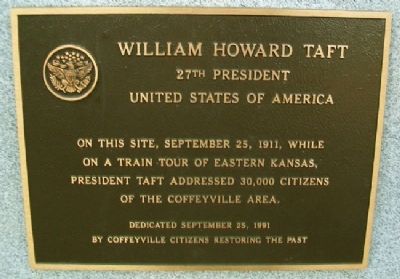 William Howard Taft Marker image. Click for full size.