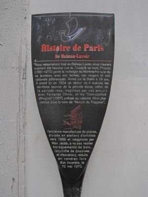 Le Bateau-Lavoir Marker image. Click for full size.
