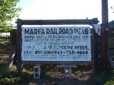 Sign just to the left of marker. Click for full size. Sign just to the left of marker image. Click for full size.