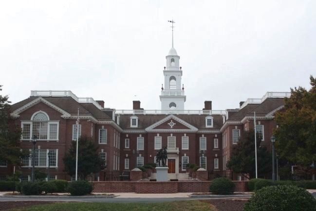 The Delaware Continentals Marker at Legislative Hall - Delaware's Capitol Building image. Click for full size.