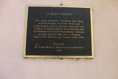 12 King Street Marker image. Click for full size.