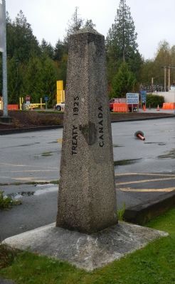 United State-Canada Boundary Obelisk image. Click for full size.