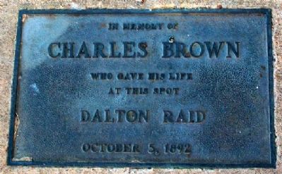 Charles Brown Marker. Click for full size. Charles Brown Marker image. Click for full size.