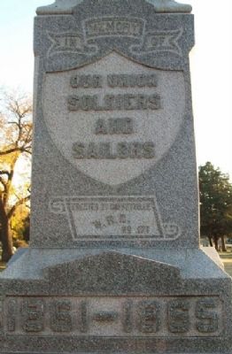 Civil War Memorial Dedication image. Click for full size.