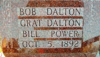 Dalton Gang and Defenders Graves Marker image. Click for full size.