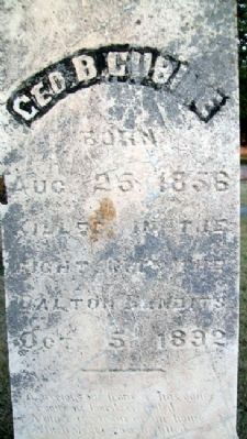 George B. Cubine Grave Marker image. Click for full size.