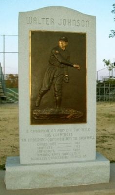 Walter Johnson Monument image. Click for full size.