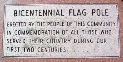 Veterans Bicentennial Memorial Marker. Click for full size. Veterans Bicentennial Memorial Marker image. Click for full size.