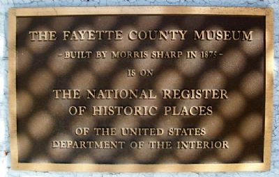 Morris Sharp House NRHP Marker. Click for full size. Morris Sharp House NRHP Marker image. Click for full size.