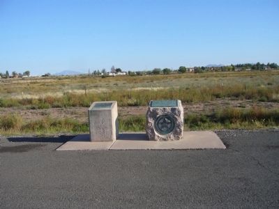 Presidio County Marker (on the right) image. Click for full size.