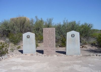 Home of Ben Leaton Marker (at far right) image. Click for full size.