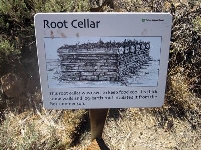 Root Cellar (Interpretive Marker #8) image. Click for full size.